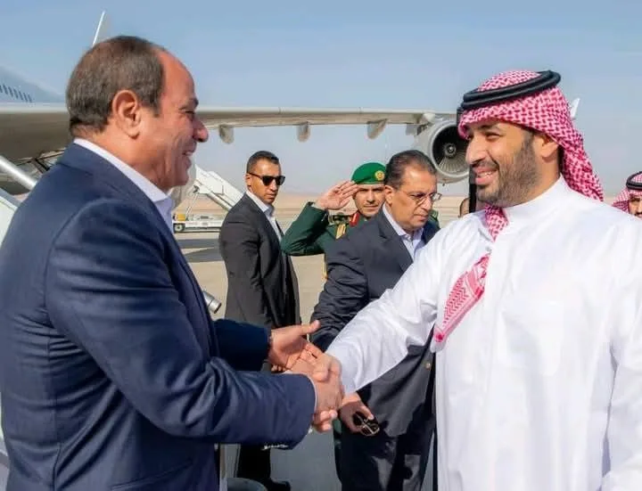 السيسي وولي العهد السعودي يتوصلان إلى اتفاق لتعزيز التعاون في مجالات متنوعة