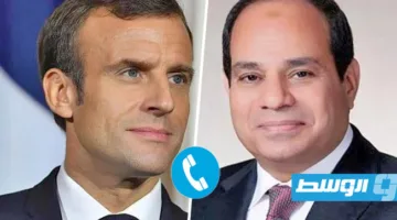 السيسي ي reaffirm لمكرون موقف مصر الثابت ضد محاولات تهجير الفلسطينيين.