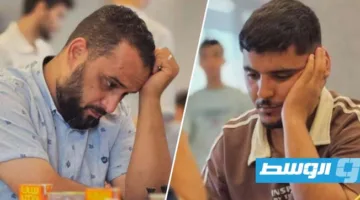 الطالب والعربي يتقدمان في المرحلة الثانية من بطولة ليبيا للشطرنج