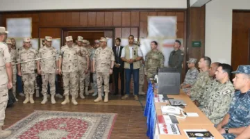 الفريق أحمد خليفة يقوم بزيارة تفقدية للاستعدادات النهائية لاستضافة تدريب “النجم الساطع”
