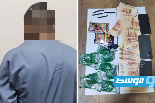 القبض على مطلوب خطر بتهم تتعلق بالمخدرات في الكفرة القبض على مطلوب خطر بتهم تتعلق بالمخدرات في الكفرة