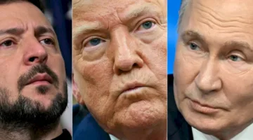 اللحظة الحاسمة.. بوتين وزيلينسكي يلتقيان مع وجود ترامب بينهما!
