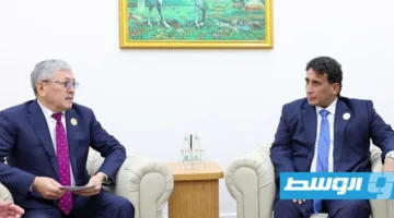 المنفي يلتقي برئيس وزراء قرغيزستان لبحث تطوير التعاون الاقتصادي والثقافي
