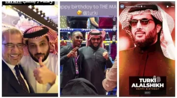 النجوم وأبطال الملاكمة يقدمون التهاني لتركي آل الشيخ بمناسبة عيد ميلاده