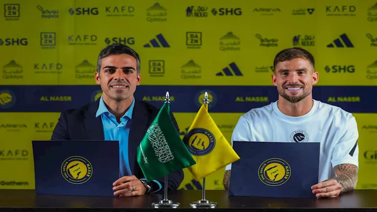 النصر السعودي يتعاقد مع مدافع برشلونة إنيغو مارتينيز النصر السعودي يتعاقد مع مدافع برشلونة إنيغو مارتينيز