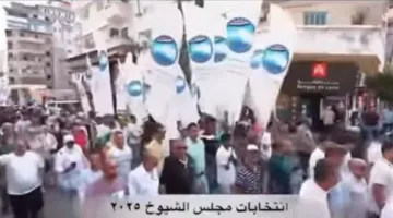انتخابات مجلس الشيوخ: تظاهرات في شوارع دمياط نحو مراكز الاقتراع – فيديو