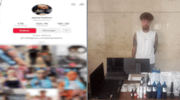 انهيار البلوجر خالد الرسام المُتهم برسم “وشوم” على أجساد النساء بطريقة غير لائقة