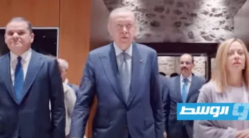 بدء قمة إردوغان والدبيبة وميلوني في إسطنبول