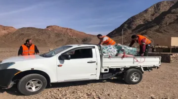 برنامج حياة كريمة يوزع 30 ألف كرتونة غذائية و52 قافلة طبية على سكان جنوب سيناء