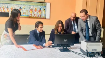 بسام راضي يطلق فعاليات لجنة انتخابات مجلس الشيوخ 2025 في روما ويقوم بالتصويت.