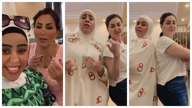 بعد تصدرهما قائمة المت trending: 20 صورة تجمع وفاء عامر مع صانعة المحتوى أم مكة