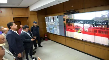 تجربة عملية في الدقهلية لتأمين مراكز انتخابات مجلس الشيوخ (صور)