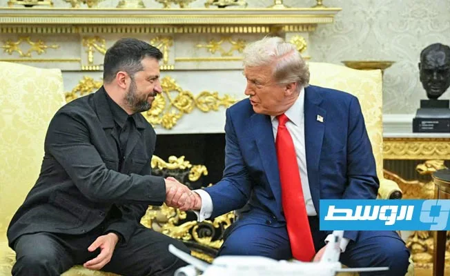 ترامب: الولايات المتحدة ستساهم في تأمين أوكرانيا في إطار اتفاق سلام محتمل مستقبلاً ترامب: الولايات المتحدة ستساهم في تأمين أوكرانيا في إطار اتفاق سلام محتمل مستقبلاً