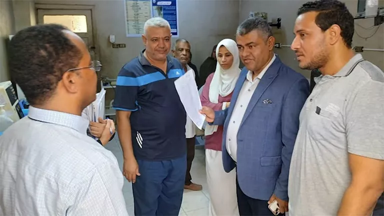 تفاصيل “جولة يوم الجمعة” لوكيل صحة المنيا.. إجراء فوري بإحالة طبيبتين للتحقيق تفاصيل “جولة يوم الجمعة” لوكيل صحة المنيا.. إجراء فوري بإحالة طبيبتين للتحقيق