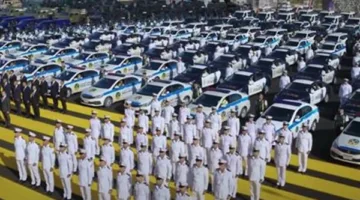 تواجد أمني كبير لحماية مراكز الاقتراع قبل بدء التصويت في اليوم الثاني لانتخابات الشيوخ.