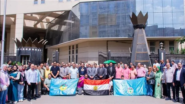 جامعة طنطا تنظم مسيرة كبيرة لتشجيع المشاركة في انتخابات مجلس الشيوخ