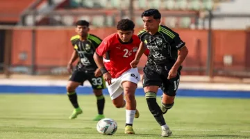 حدث فريد في مباراة الأهلي مع منتخب الشباب المصري