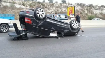 حوادث السير: وفاة 5 أشخاص و8 إصابات على الطرق اللبنانية خلال يوم واحد