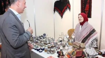 ختام معرض الحرف اليدوية الفلسطينية في الأردن