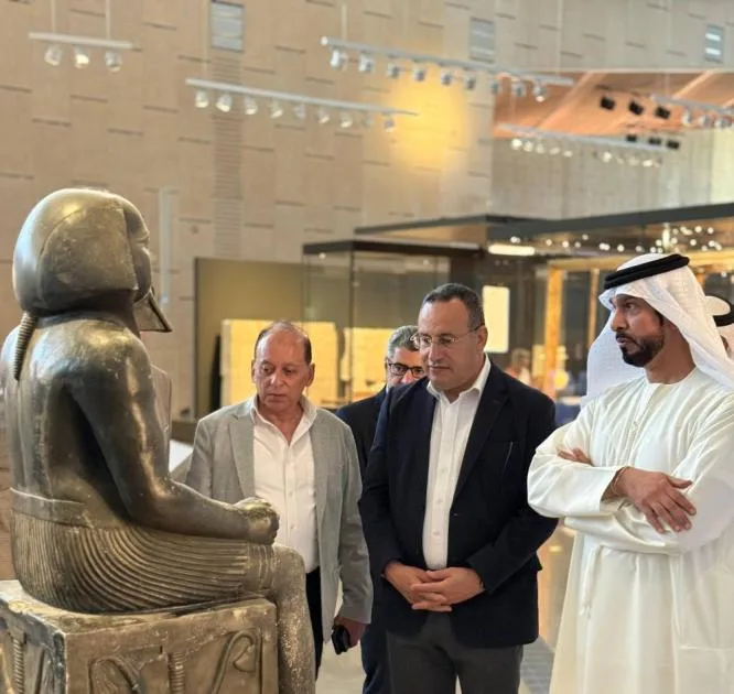 خليفة بن محمد: المتحف المصري يحافظ على التراث العالمي خليفة بن محمد: المتحف المصري يحافظ على التراث العالمي