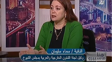 د. سماء سليمان: مصر تظل حليفًا دائمًا للقضية الفلسطينية منذ عام 1948
