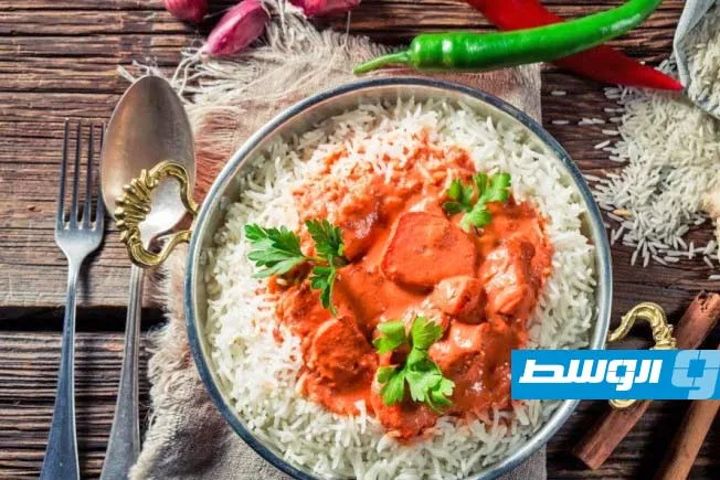 دجاج بالتوابل مع صلصة كريمية دجاج بالتوابل مع صلصة كريمية