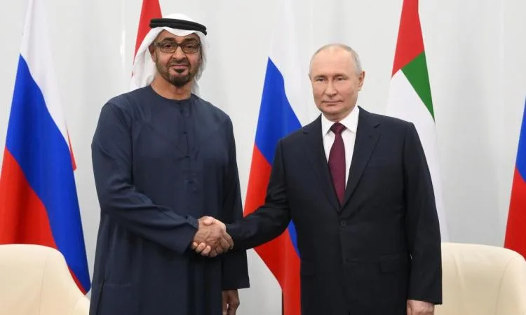 رئيس الإمارات: علاقاتنا مع روسيا تطورت بسرعة في السنوات الماضية