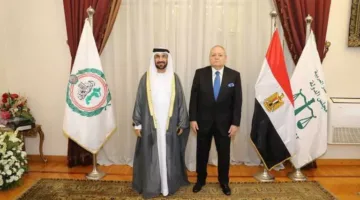 رئيس البرلمان العربي يُهنئ المستشار أسامة شلبي على تسلمه رئاسة مجلس الدولة