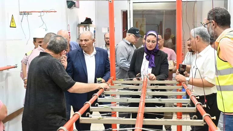 رئيس الشركة المصرية لنقل الكهرباء يزور مركز التحكم في الدلتا ومركز التدريب الفني.