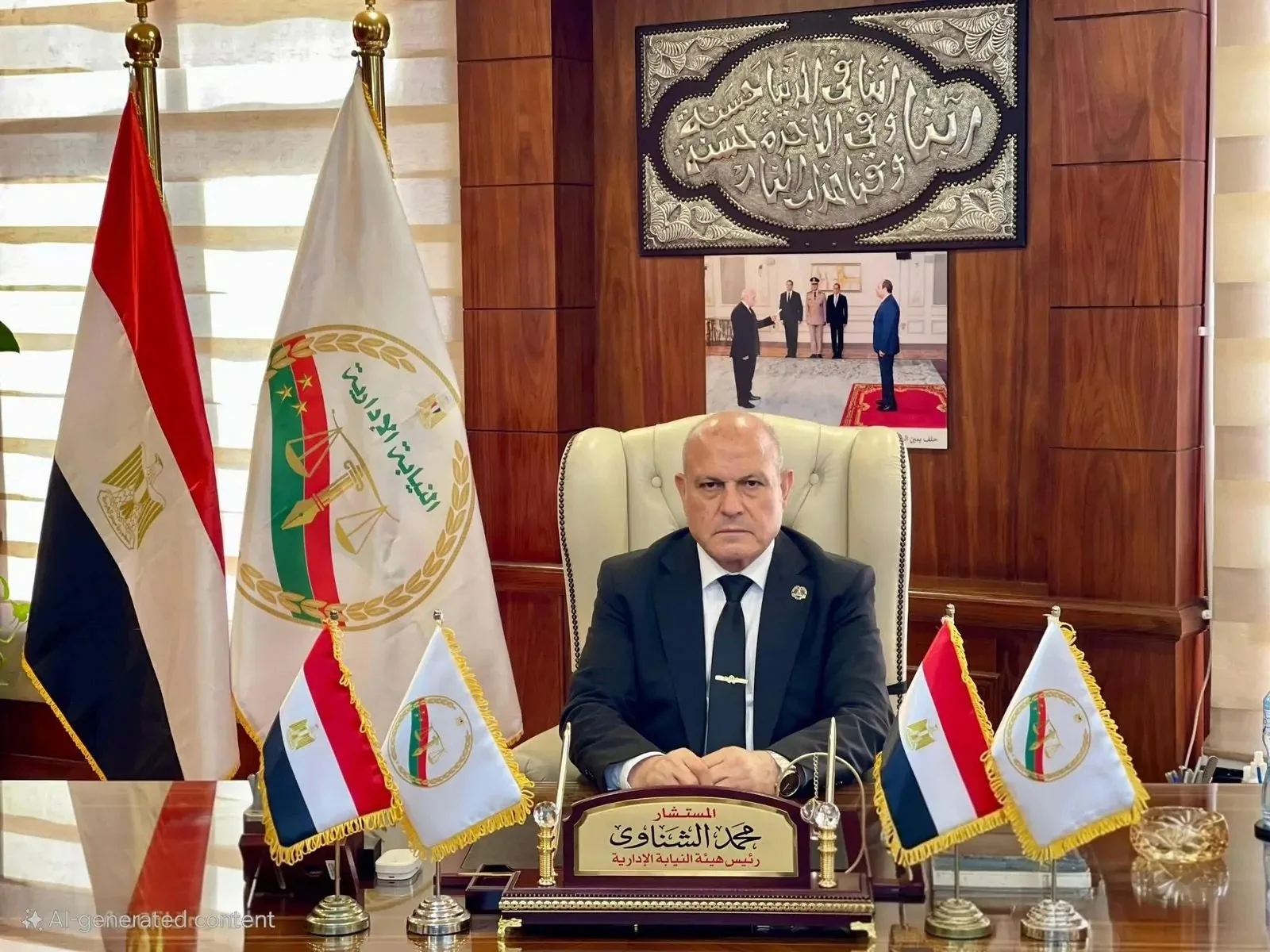 رئيس هيئة النيابة الإدارية يطالب بتعزيز دعم المشرفين على انتخابات الشيوخ ويثني على مستشارة استمرت في عملها رغم إصابتها. رئيس هيئة النيابة الإدارية يطالب بتعزيز دعم المشرفين على انتخابات الشيوخ ويثني على مستشارة استمرت في عملها رغم إصابتها.