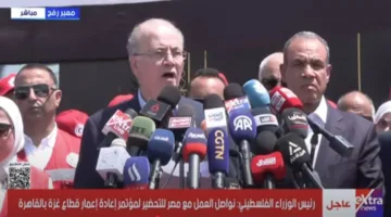 رئيس وزراء فلسطين: السيسي “الحصن القوي” أمام مؤامرات التهجير