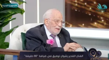 رشوان توفيق: أتحدث إلى ربي في كل لحظة ولا أستطيع جزاء نعمه.