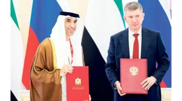 روسيا والإمارات تزيدان من شراكتهما في مجالات الخدمات والاستثمار والنقل البري