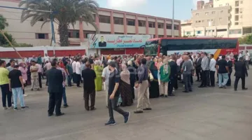 شاهد بالفيديو والصور: طوابير طويلة أمام مراكز الاقتراع في انتخابات مجلس الشيوخ بالبحيرة