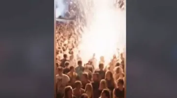 شاهد لحظة تفجير حفلة محمد رمضان في الساحل الشمالي بالفيديو