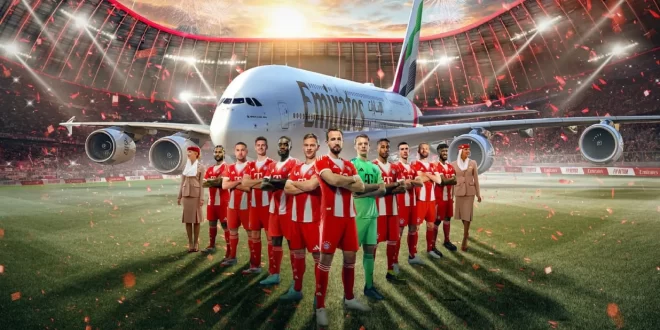 شراكة تمتد لسبع سنوات بين “طيران الإمارات” ونادي بايرن ميونيخ الألماني شراكة تمتد لسبع سنوات بين “طيران الإمارات” ونادي بايرن ميونيخ الألماني