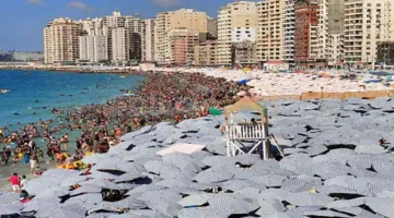 شلالات من الناس.. الإسكندرية كوجهة سياحية رائدة في مصر – صور