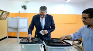 صور: وزير البترول والثروة المعدنية يشارك في التصويت لانتخابات مجلس الشيوخ