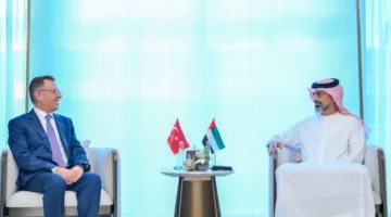 عمار بن حميد يستقبل سفير تركيا ويتمنى له النجاح.