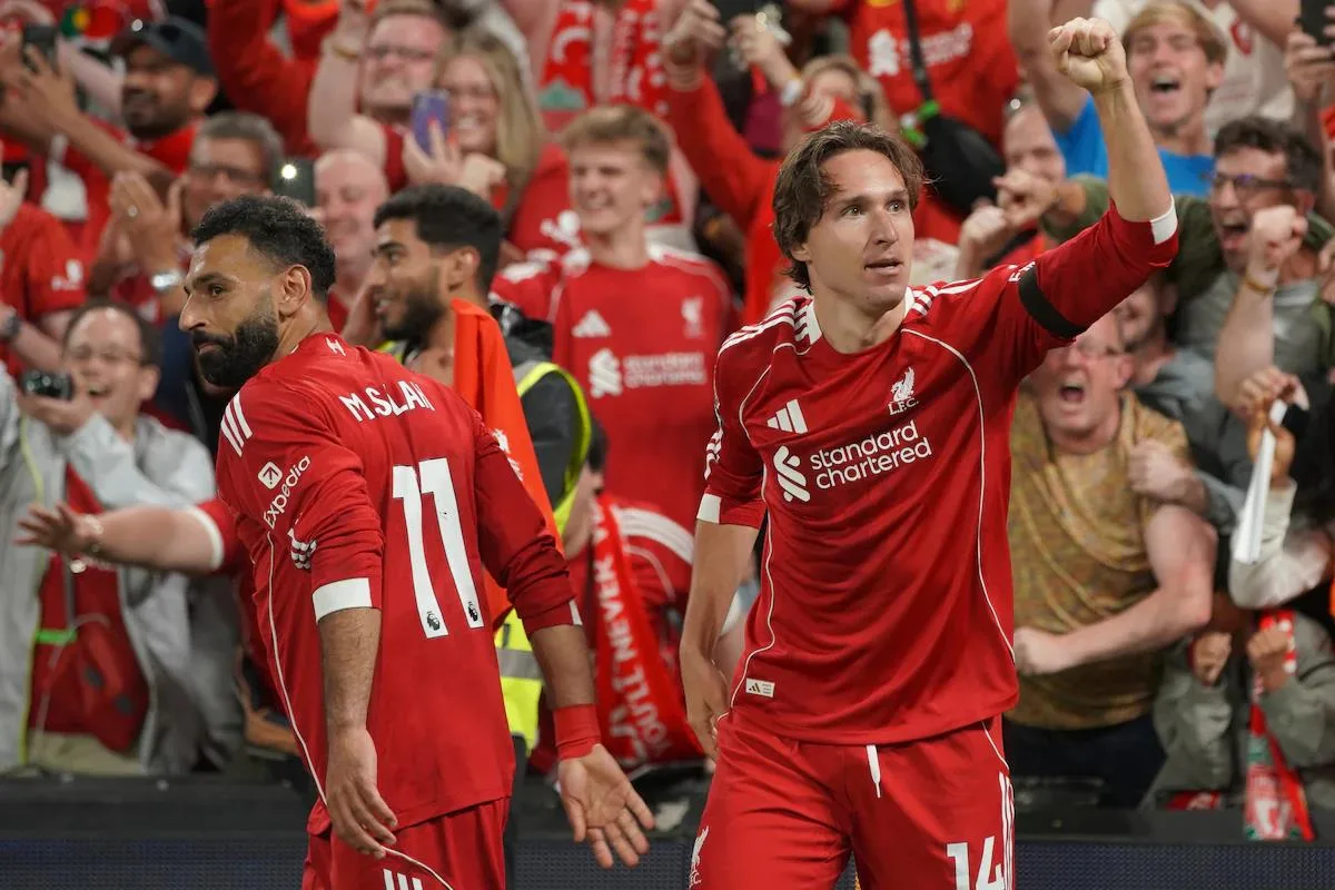 فيديو | محمد صلاح يعيد تألقه وليفربول يتخطى بورنموث بأربعة أهداف مثيرة في البريميرليج فيديو | محمد صلاح يعيد تألقه وليفربول يتخطى بورنموث بأربعة أهداف مثيرة في البريميرليج