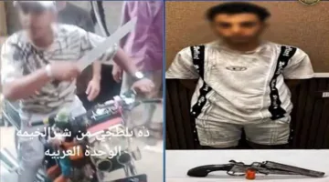 فيديو مروع: unemployed man wields a knife in Qalyubia, and the Interior Ministry reveals the details
