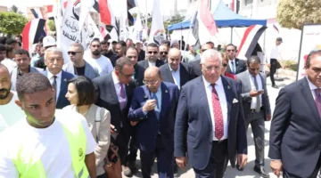 قيادات “الجبهة الوطنية” يقومون بجولة ميدانية لمراقبة انتخابات الشيوخ في القاهرة.. صور