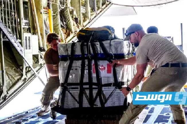 كندا توفر مساعدات إنسانية جوية لقطاع غزة