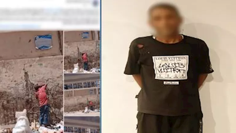 لص يهدد سلامة المترو بتهشيم جداره لسرقة الحديد في المنتزه لص يهدد سلامة المترو بتهشيم جداره لسرقة الحديد في المنتزه