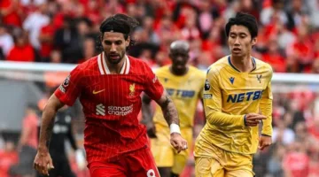 ليفربول يواجه كريستال بالاس في كأس الدرع الخيرية | توقيت المباراة وتشكيلة الفريق المتوقعة