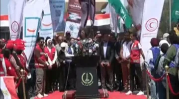 مبادرة حياة كريمة: وصول 6600 شاحنة مساعدات إلى غزة عبر معبر رفح