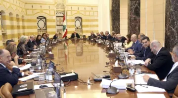 مجلس الوزراء اللبناني يواصل البحث بشأن الوثيقة الأمريكية غداً.
