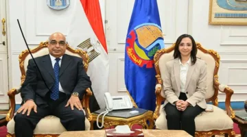 محافظ البحيرة يستقبل وزير العدل ويثني على جهود الوزارة في تحسين نظام العدالة
