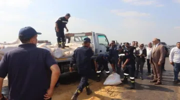 محافظ القليوبية يتدخل لإزالة آثار حادث سير على طريق شبرا بنها الحر