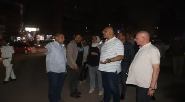 محافظ القليوبية يراقب جهود التنظيف وإزالة التعديات في مدينة الخصوص